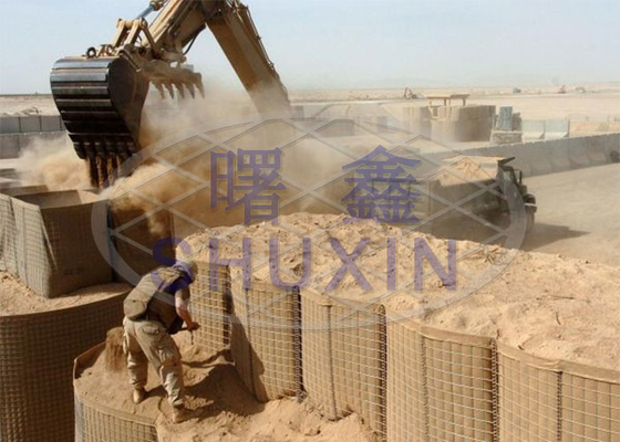 Geotextile Gabion Galfan Mil 19 Sand Filled Barriers Defensive