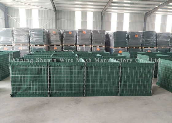 Galvanized Welded 3.0mm Sand Filled Barricades Defensive Bastion